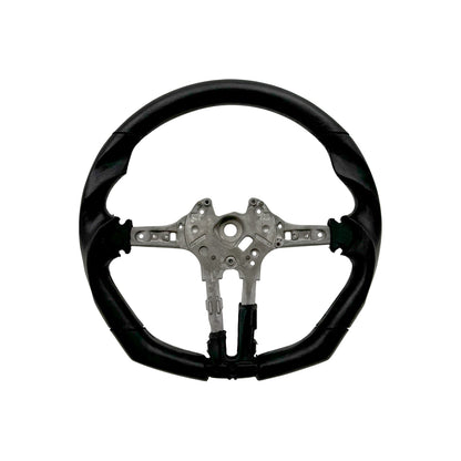 APPROVED USED Genuine BMW OEM F Series 1-4 Series RAW Flat Bottom Steering Wheel