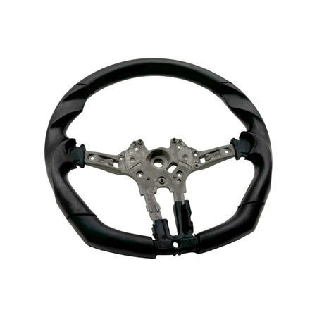 APPROVED USED Genuine BMW OEM F Series 1-4 Series RAW Flat Bottom Steering Wheel