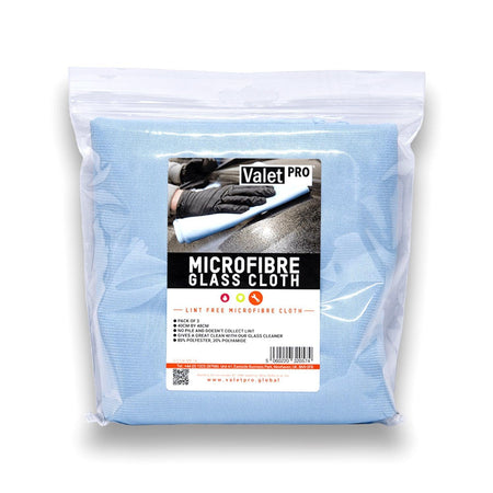 Valet-Pro Microfibre Glass Cloth (3 Pack)