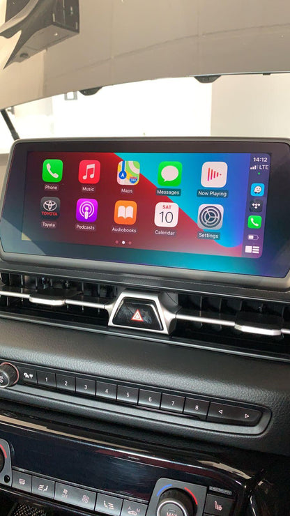 Toyota Supra MK5 Apple CarPlay Fullscreen