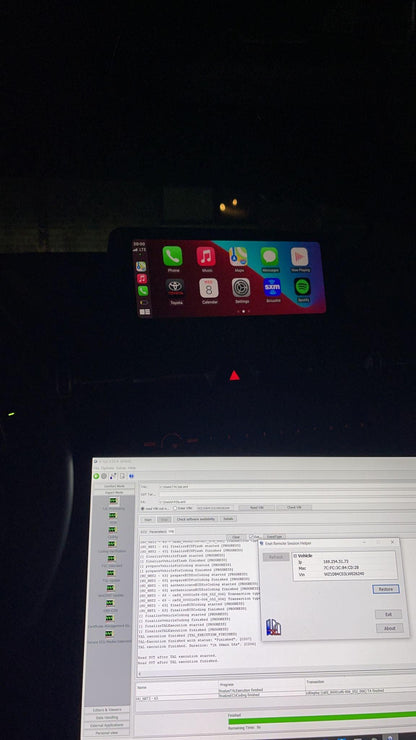 Toyota Supra MK5 Apple CarPlay Fullscreen