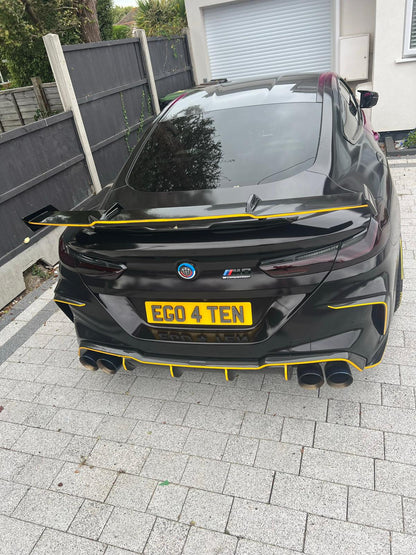 Carbon Fiber High Wing Trunk Mounted Spoiler For BMW 8 Series G14 G15 G16 M8 F91 F92 F93