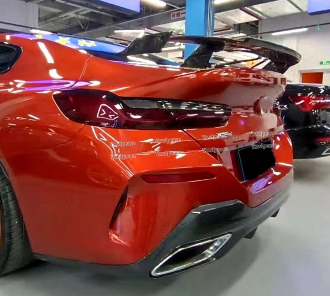 Carbon Fiber High Wing Trunk Mounted Spoiler For BMW 8 Series G14 G15 G16 M8 F91 F92 F93