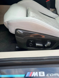 BMW Side seat cover real Carbon G14 G15 G16 840i M850i 840d F91 F92 F93 M8