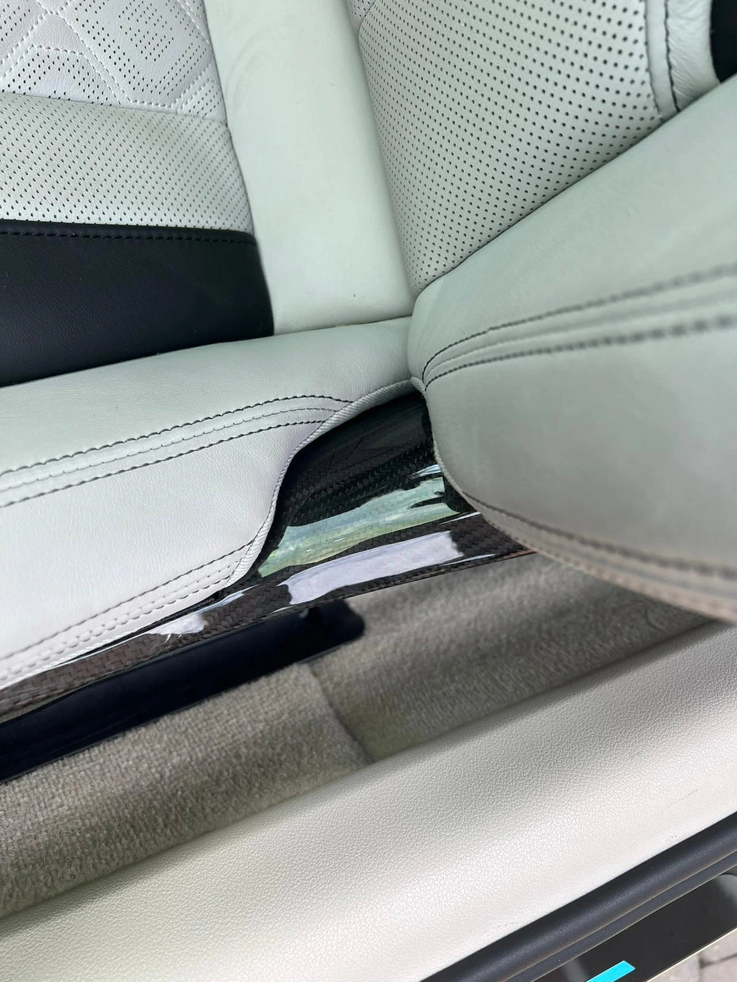 BMW Side seat cover real Carbon G14 G15 G16 840i M850i 840d F91 F92 F93 M8