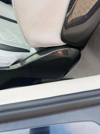 BMW Side seat cover real Carbon G14 G15 G16 840i M850i 840d F91 F92 F93 M8