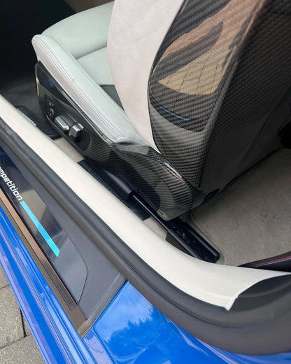 BMW Side seat cover real Carbon G14 G15 G16 840i M850i 840d F91 F92 F93 M8