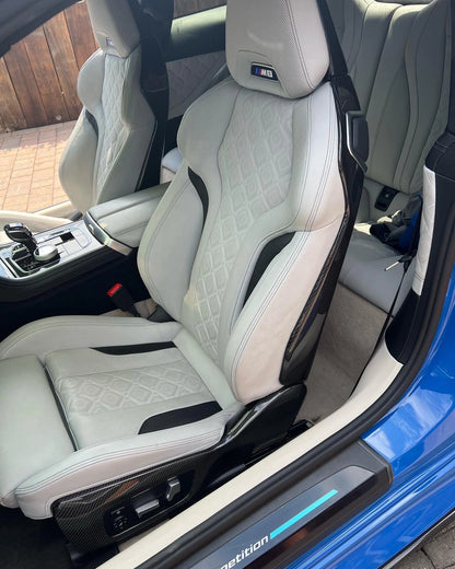 BMW Side seat cover real Carbon G14 G15 G16 840i M850i 840d F91 F92 F93 M8