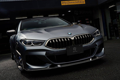 BMW 8 Series G14 G15 G16 M SPORT CARBON FIBER FRONT LIP 3D STYLE