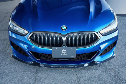 BMW 8 Series G14 G15 G16 M SPORT CARBON FIBER FRONT LIP 3D STYLE