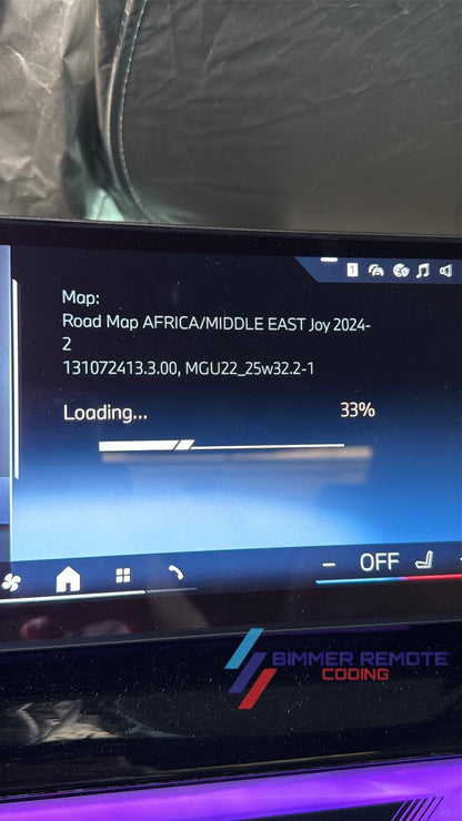 Navigation Region Change for BMW MGU iDrive 7 / 8