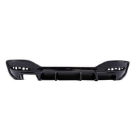 ZAERO Design BMW 1 Series LCI Single Exit EVO-1 Rear Diffuser In Gloss Black (F20/F21 118i, 120i, 125i, 120d M Sport)