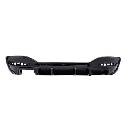 ZAERO Design BMW 1 Series LCI Single Exit EVO-1 Rear Diffuser In Gloss Black (F20/F21 118i, 120i, 125i, 120d M Sport)