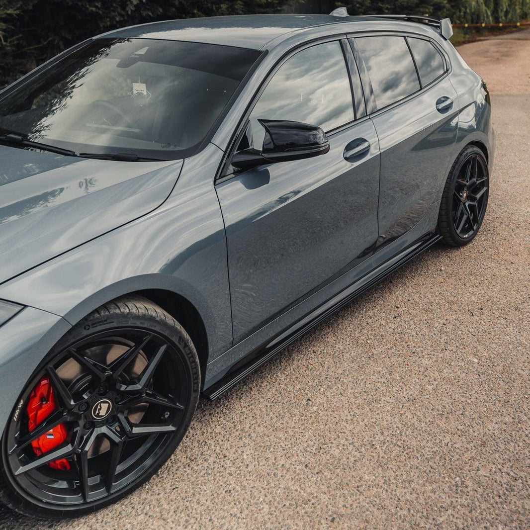 ZAERO Design BMW M135i/1 Series EVO-1 Side Skirts In Gloss Black (F40 2019+)
