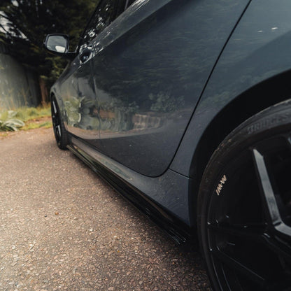 ZAERO Design BMW M135i/1 Series EVO-1 Side Skirts In Gloss Black (F40 2019+)