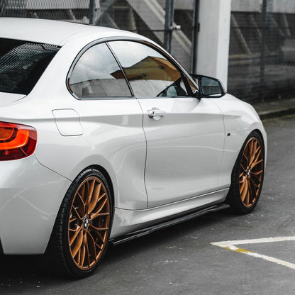 ZAERO Design BMW 1 Series/2 Series EVO-1 Side Skirts In Gloss Black (F20/F21/F22/F23)