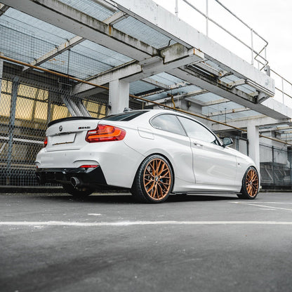 ZAERO Design BMW 1 Series/2 Series EVO-1 Side Skirts In Gloss Black (F20/F21/F22/F23)