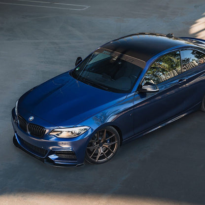 ZAERO Design BMW M235i/M240i EVO-1 Front Splitter In Gloss Black (F22/F23)