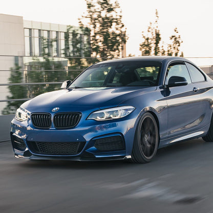 ZAERO Design BMW M235i/M240i EVO-1 Front Splitter In Gloss Black (F22/F23)