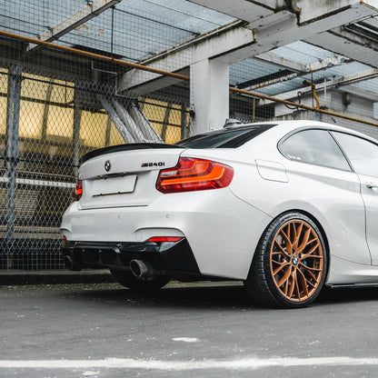 ZAERO Design BMW M235i/M240i EVO-1 Rear Diffuser In Gloss Black (F22/F23)