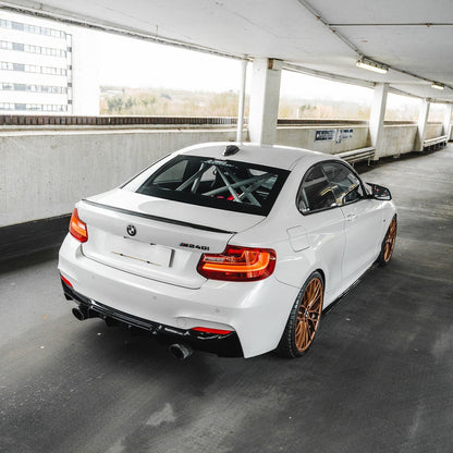 ZAERO Design BMW M235i/M240i EVO-1 Rear Diffuser In Gloss Black (F22/F23)
