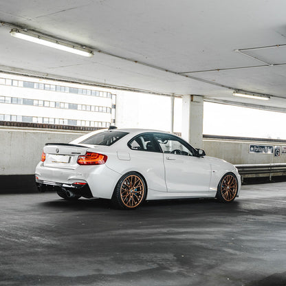 ZAERO Design BMW M235i/M240i EVO-1 Rear Diffuser In Gloss Black (F22/F23)