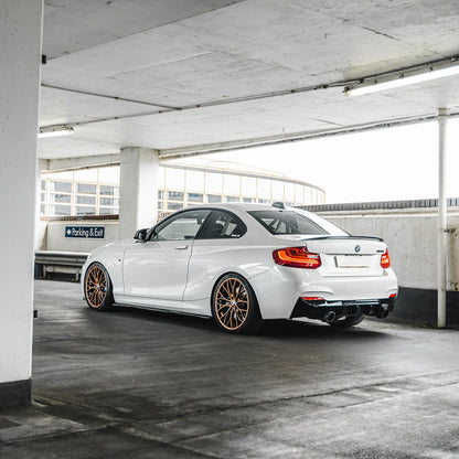 ZAERO Design BMW M235i/M240i EVO-1 Rear Diffuser In Gloss Black (F22/F23)