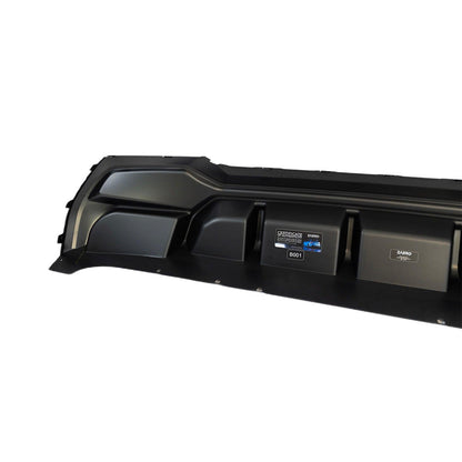 ZAERO Design BMW 1 Series Single Exit EVO-1 Rear Diffuser In Gloss Black (F40 116i, 116d, 118i, 118d M Sport)