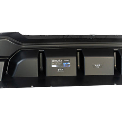 ZAERO Design BMW M135i/1 Series Dual Exit EVO-1 Rear Diffuser In Gloss Black (F40 128ti, 120d, 120i)