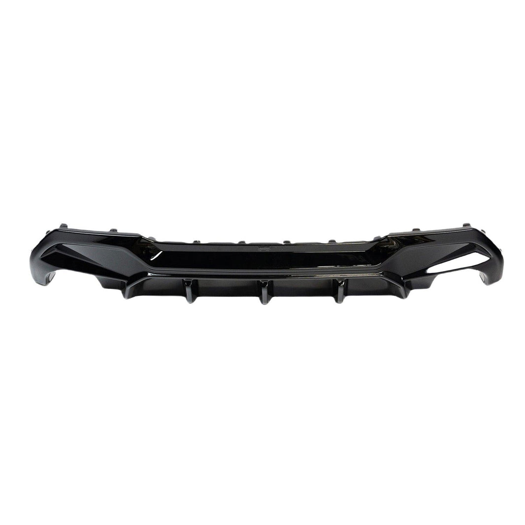 ZAERO Design BMW M135i/1 Series Dual Exit EVO-1 Rear Diffuser In Gloss Black (F40 128ti, 120d, 120i)