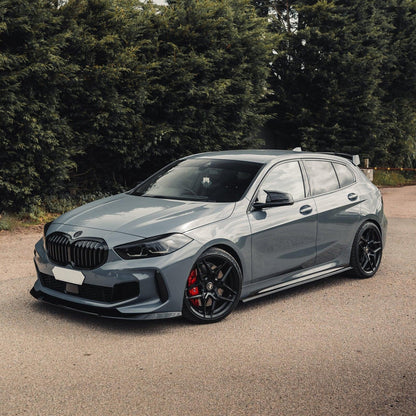ZAERO Design BMW M135i/1 Series M Sport EVO-1 Front Splitter In Gloss Black (F40)