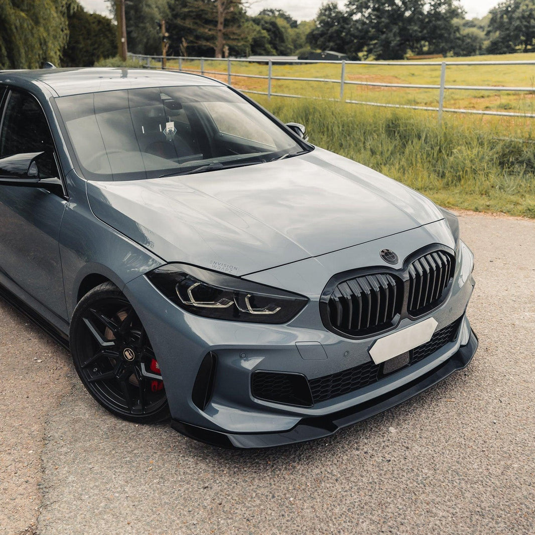 ZAERO Design BMW M135i/1 Series M Sport EVO-1 Front Splitter In Gloss Black (F40)
