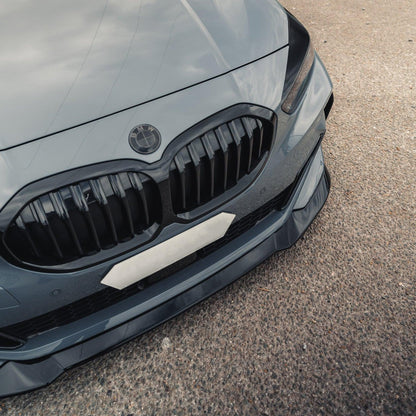 ZAERO Design BMW M135i/1 Series M Sport EVO-1 Front Splitter In Gloss Black (F40)