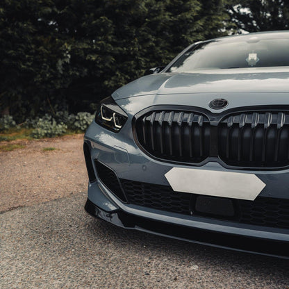 ZAERO Design BMW M135i/1 Series M Sport EVO-1 Front Splitter In Gloss Black (F40)