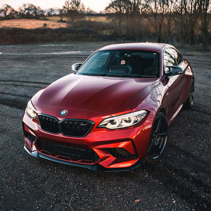 ZAERO Design BMW M2 Competition EVO-S Front Splitter In Gloss Black (F87)