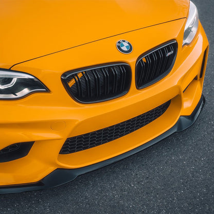 ZAERO Design BMW M2 EVO-S Front Splitter In Gloss Black (F87)