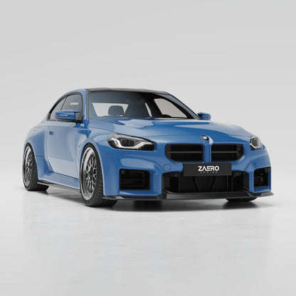 ZAERO Design BMW G87 M2 EVO-S Front Grilles In Gloss Black