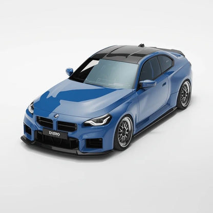 ZAERO Design BMW G87 M2 EVO-S Front Grilles In Gloss Black