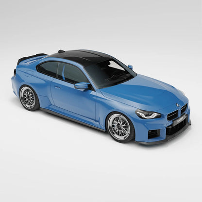 ZAERO Design BMW G87 M2 EVO-S Front Splitter In Gloss Black