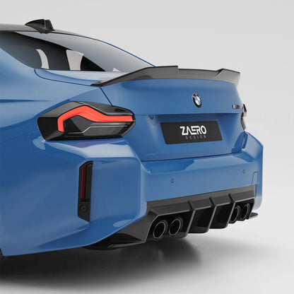ZAERO Design BMW G87 M2 EVO-S Rear Diffuser In Gloss Black