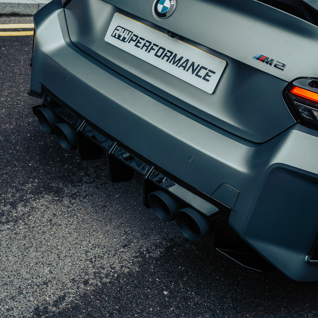 ZAERO Design BMW G87 M2 EVO-S Rear Diffuser In Gloss Black
