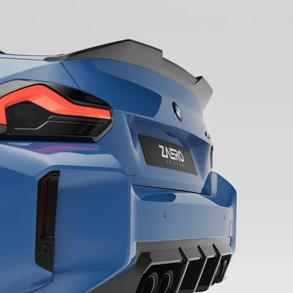 ZAERO Design BMW G87 M2 EVO-S Rear Spoiler Lip In Gloss Black