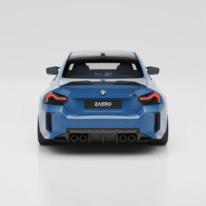 ZAERO Design BMW G87 M2 EVO-S Rear Spoiler Lip In Gloss Black