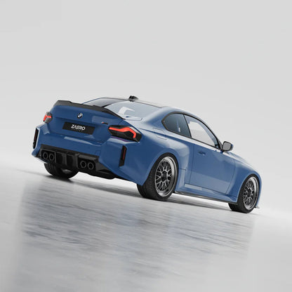 ZAERO Design BMW G87 M2 EVO-S Rear Spoiler Lip In Gloss Black
