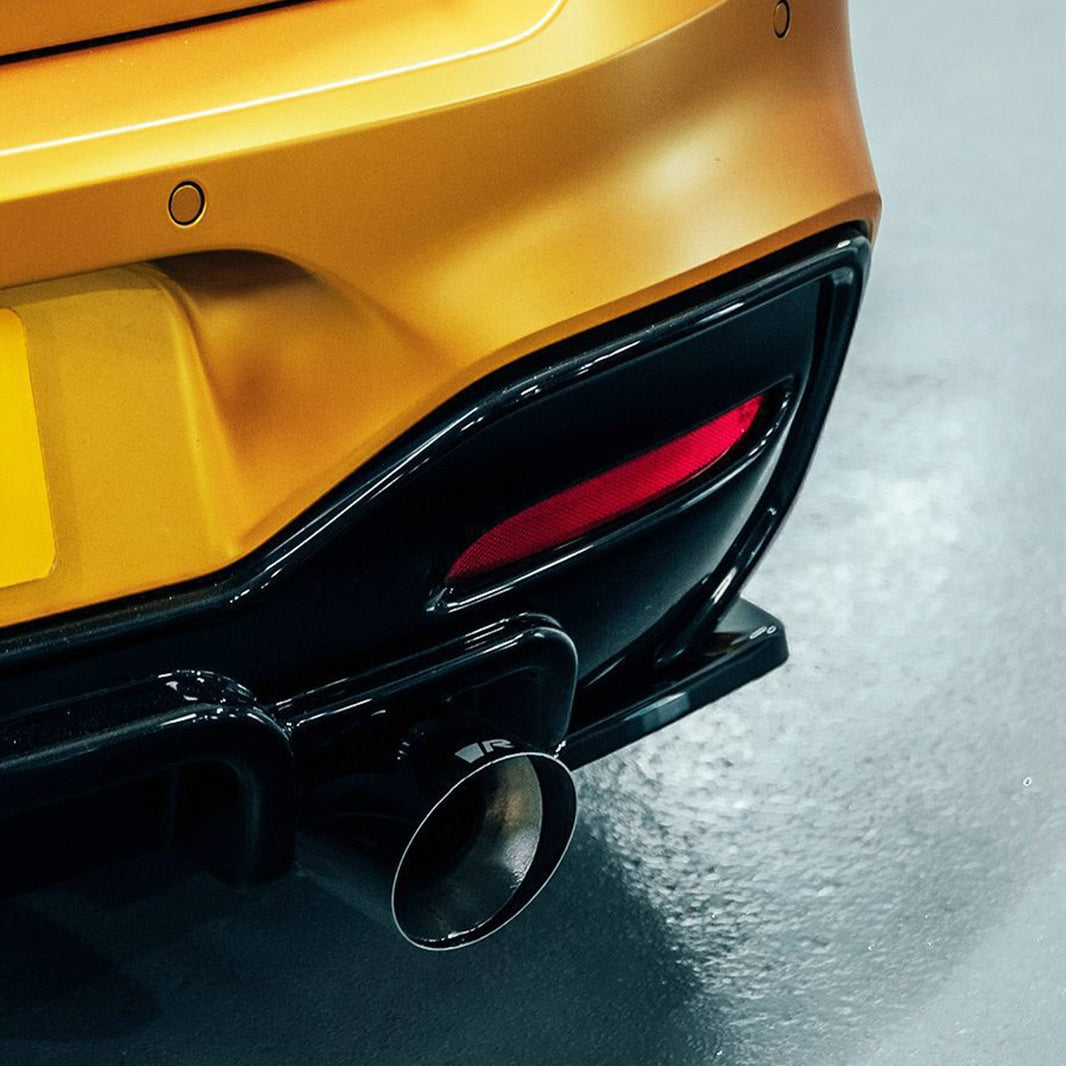 ZAERO Design BMW M135i/M140i LCI EVO-1 Rear Side Splitters In Gloss Black (F20/F21)