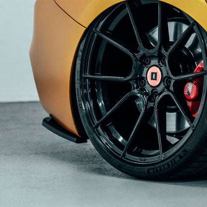 ZAERO Design BMW M135i/M140i LCI EVO-1 Rear Side Splitters In Gloss Black (F20/F21)