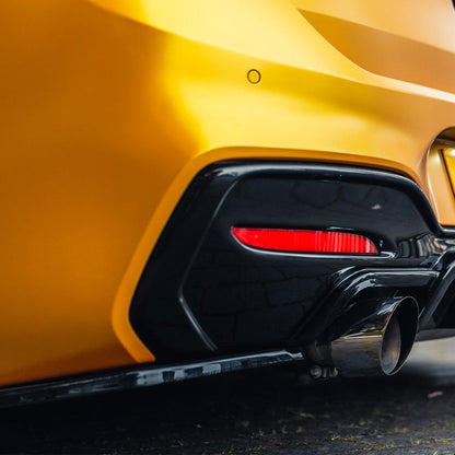 ZAERO Design BMW M135i/M140i LCI EVO-1 Rear Side Splitters In Gloss Black (F20/F21)