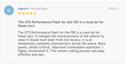 GTS Performance Flash for BMW M3 / M4 F80 / F82