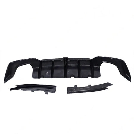 DTM Style 3 Piece Carbon Fiber Rear Diffuser for G20 M340i 2020+ BMW 3 Series W/ LED Light
