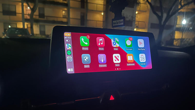 Toyota Supra MK5 Apple CarPlay Fullscreen